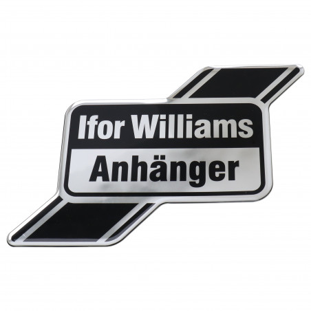 DÔME EN RESINE LOGO IWT - NOIR/ARGENT - ALLEMAGNE