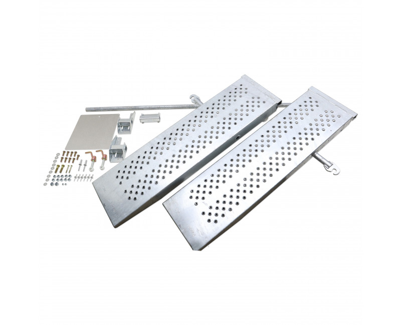 KIT D'INSTALLATION DE RAMPES REGLABLES1,2 M - GP1*6 (ROUE 155/195)