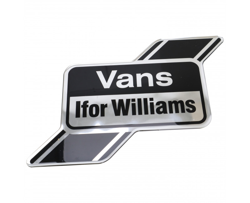 DÔME EN RESINE LOGO IWT - NOIR/ARGENT - FRANCE