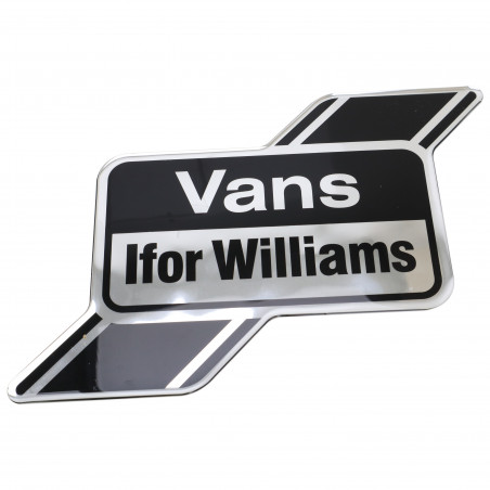 DÔME EN RESINE LOGO IWT - NOIR/ARGENT - FRANCE