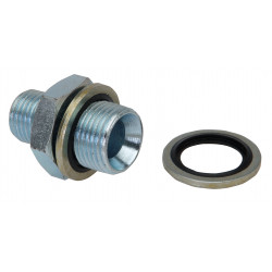 RACCORD 3/8" BSP À 1/4" BSP MALE À MALE