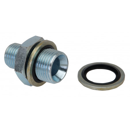 RACCORD 3/8" BSP À 1/4" BSP MALE À MALE