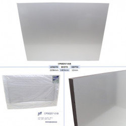 PANNEAU LATERAL, ARGENT - HB511 TAILLE - 2206 X 1405 X 12MM