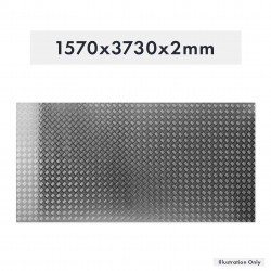 PLAQUE DE SEUIL EN ALUMINIUM 1570X3730X2MM GD125