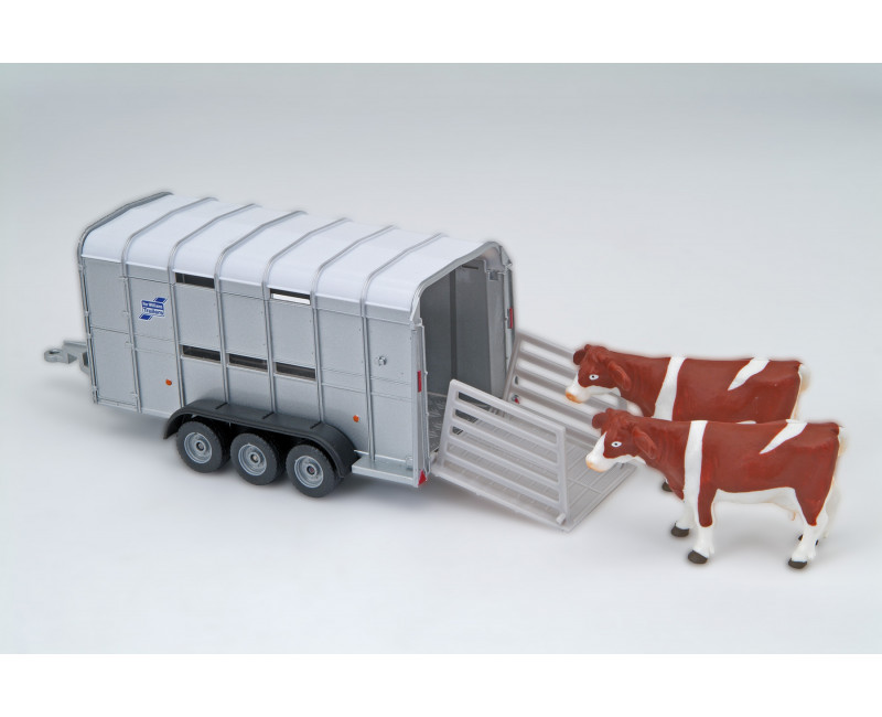SIKU IWT STOCK REMORQUE TA510 14' - 1:32 INC 2 VACHES (SIKU REF:2890)