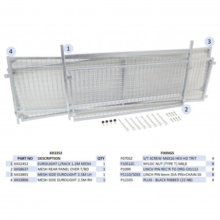 KIT REHAUSSES GRILLAGEES- E*2512