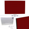 PANNEAU DE RAMPE ARRIERE, ROUGE - HB511 TAILLE - 1651 X 1525 X 18 MM