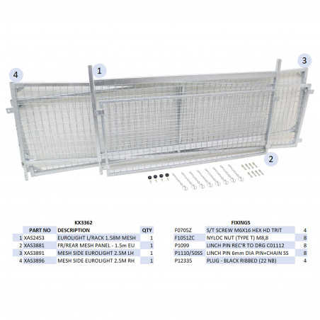 KIT REHAUSSES GRILLAGEES- E*2515