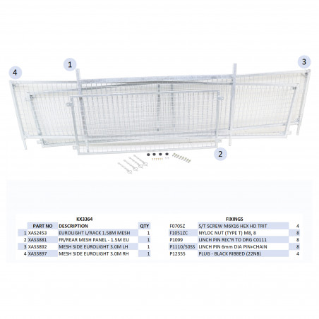 KIT REHAUSSES GRILLAGEES- E*3015