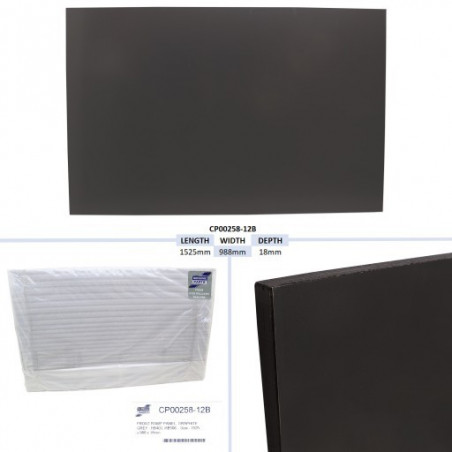 PANNEAU DE RAMPE AVANT, GRIS GRAPHITE - HB403, HB506 TAILLE - 1525 X 988 X 18MM