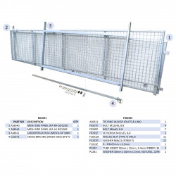 KIT REHAUSSES GRILLAGEES - GP126H