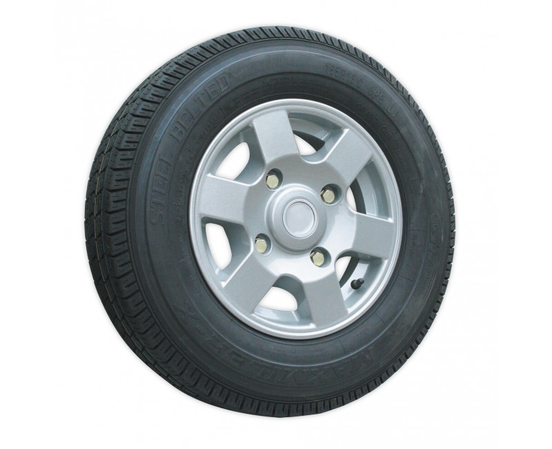 ENSEMBLE JANTE ALLIAGE 165R13C 8PR