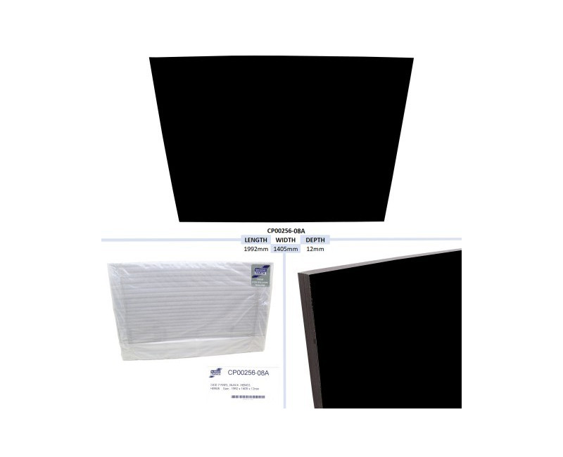 PANNEAU LATERAL, NOIR - HB403, HB506 TAILLE - 1992 X 1405 X 12MM
