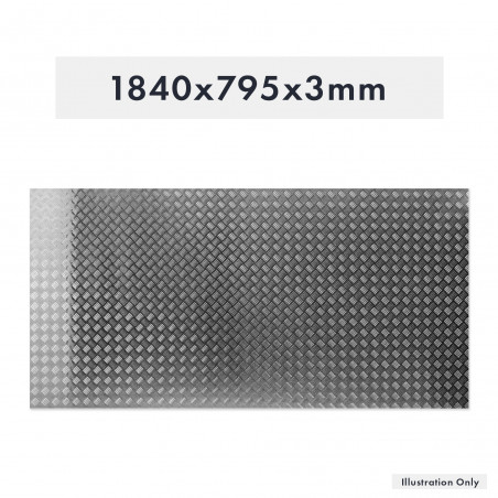 PLAQUE DE SEUIL EN ALUMINIUM 1840X795X3MM (TS0206)