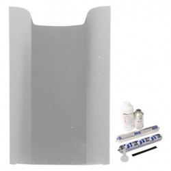 KIT DE PANNEAU AVANT DE REMPLACEMENT HBX506/511 - ARGENT