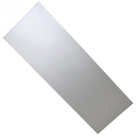 TÔLE AU DESSUS DE PORTE DE VISITE HB510 AVEC TROU FENATRE ARGENT