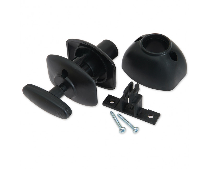 EVENTA/BIAB - RETENUE DE PORTE - PLASTIQUE NOIR