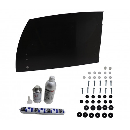 KIT DE REMPLACEMENT DE VITRE LATERALE AVANT - CÔTE DROIT (HBX403/506)