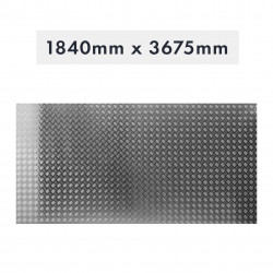 PLAQUE DE SEUIL EN ALUMINIUM 1840X3675X2MM GX126