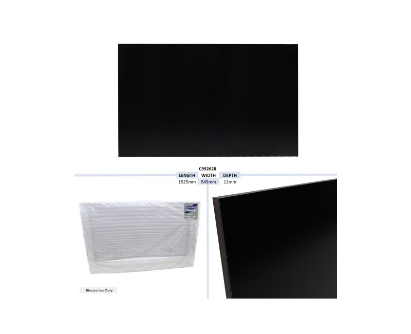 PANNEAU DE PORTE D'INSPECTION, NOIR - HB610 TAILLE - 1525 X 545 X 12MM