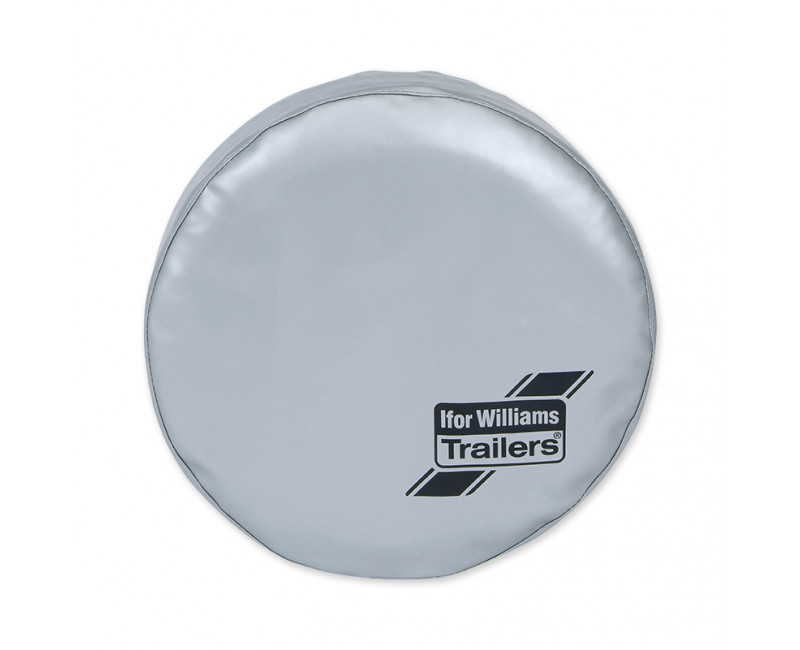 EVENTA/BIAB - HOUSSE DE ROUE DE SECOURS SILVER GREY AVEC LOGO IWT. POUR PNEU 195/60R12