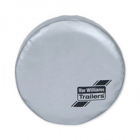 EVENTA/BIAB - HOUSSE DE ROUE DE SECOURS SILVER GREY AVEC LOGO IWT. POUR PNEU 195/60R12