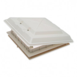 LANTERNEAU HARTAL (16.7275.9901) DÔME OPAQUE 280X280 SANS MOUSTIQUAIRE, SANS STORE