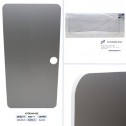 PANNEAU DE PORTE D'INSPECTION, ARGENT - HB (09/17+) TAILLE - 1384 X 670 X 12MM