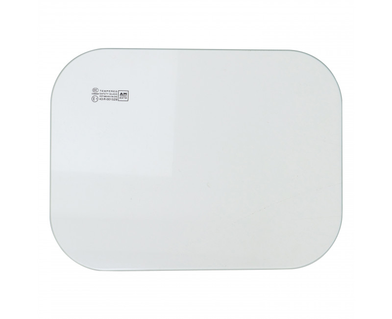 VITRE SECURIT LATERALES POUR LES VANS HB403, HB506 ET HB511  (DIMENSIONS: 386MM X 286MM X 4MM)