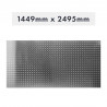 PLAQUE DE SEUIL EN ALUMINIUM 1449 X 2495 X 2 MM P8E