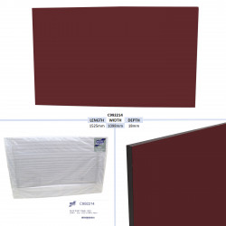 PANNEAU DE RAMPE ARRIERE, ROUGE - HB401 TAILLE - 1525 X 1098 X 18MM