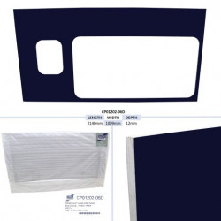 PANNEAU LATERAL AVANT GAUCHE, BLEU BALA - HB403, HB506 (09/17+) TAILLE - 2140 X 1099 X 12MM