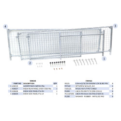 KIT REHAUSSES GRILLAGEES - P7E/P7B (HAYON)