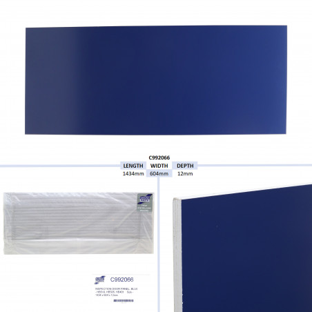 PANNEAU DE PORTE D'INSPECTION, BLEU - HB510, HB505, HB401 TAILLE - 1434 X 604 X 12 MM