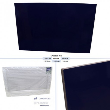 PANNEAU DE RAMPE AVANT, BLEU BALA - HB511 TAILLE - 1525 X 1145 X 18MM