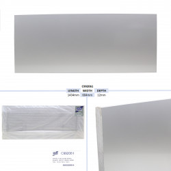 PANNEAU DE PORTE D'INSPECTION, ARGENT - HB510, HB505, HB401 TAILLE - 1434 X 604 X 12 MM