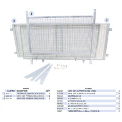 KIT REHAUSSES GRILLAGEES  - - GD64 (MK3) (RAMPE)