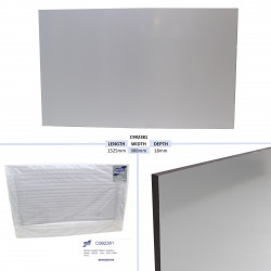 PANNEAU DE RAMPE AVANT, ARGENT - HB401, HB505 TAILLE - 1525 X 988 X 18MM