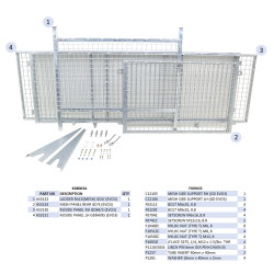 KIT REHAUSSES GRILLAGEES  - GD84 (MK3) (HAYON)