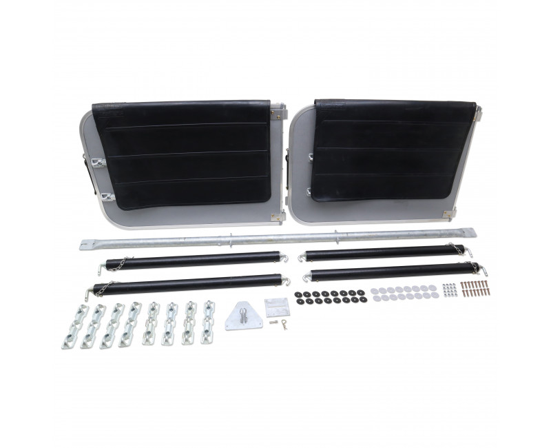 KIT BAT FLANC A PILIER CENTRALE - HB610 ARGENT