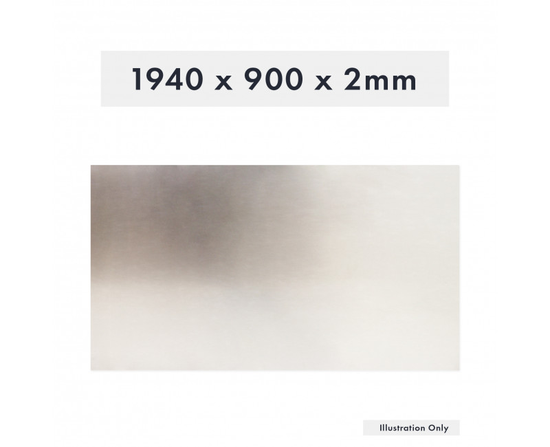 FEUILLE D'ALUMINIUM 1940 MM X 900 MM X 2 MM PANNEAU AVANT INFERIEUR DP