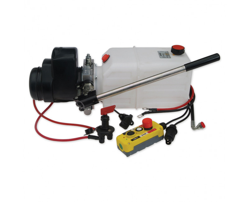 GROUPE D'ALIMENTATION HYDRAULIQUE 12V (TIPPERS - UK JAN 2014 - ON, EU JULY 2014 ON)