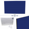 PANNEAU DE RAMPE ARRIERE, BLEU - HB401 TAILLE - 1525 X 1098 X 18 MM