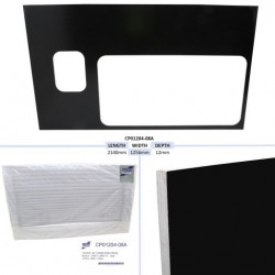 PANNEAU LATERAL AVANT GAUCHE, NOIR - HB511 (09/17+) TAILLE - 2140 X 1256 X 12MM