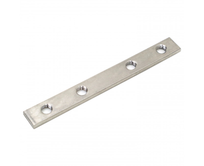 CHARNIERE EXTERIEURE ET PLAQUE ARRIERE FILETEE (CADRE DE PORTE À CHARNIERES)