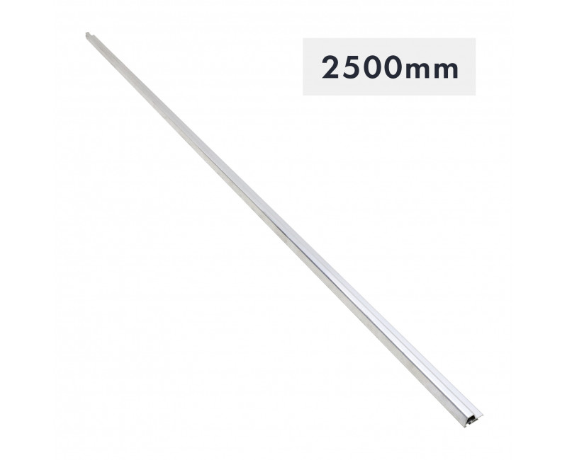 RAIL DE TOIT/VENTILATION EN ALUMINIUM EXTRUDE X 2500