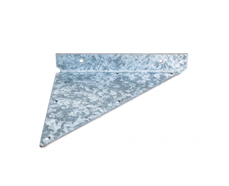 PLAQUE DE GOUSSET D'AUVENT DROIT