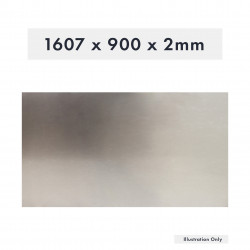 FEUILLE D'ALUMINIUM 1607 MM X 900 MM X 2 MM