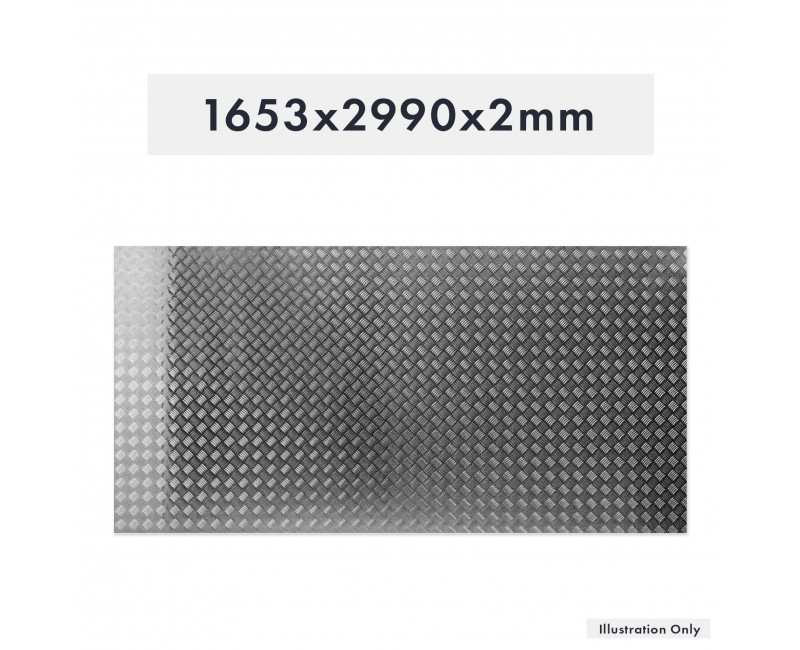 PLAQUE DE SEUIL EN ALUMINIUM 1653X2990X2MM