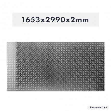 PLAQUE DE SEUIL EN ALUMINIUM 1653X2990X2MM